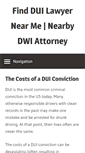 Mobile Screenshot of duiattorneyslist.com