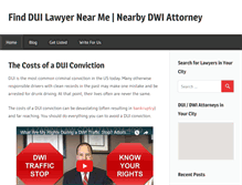Tablet Screenshot of duiattorneyslist.com
